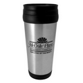 14 Oz. Stainless Steel Plastic Tumbler Mug